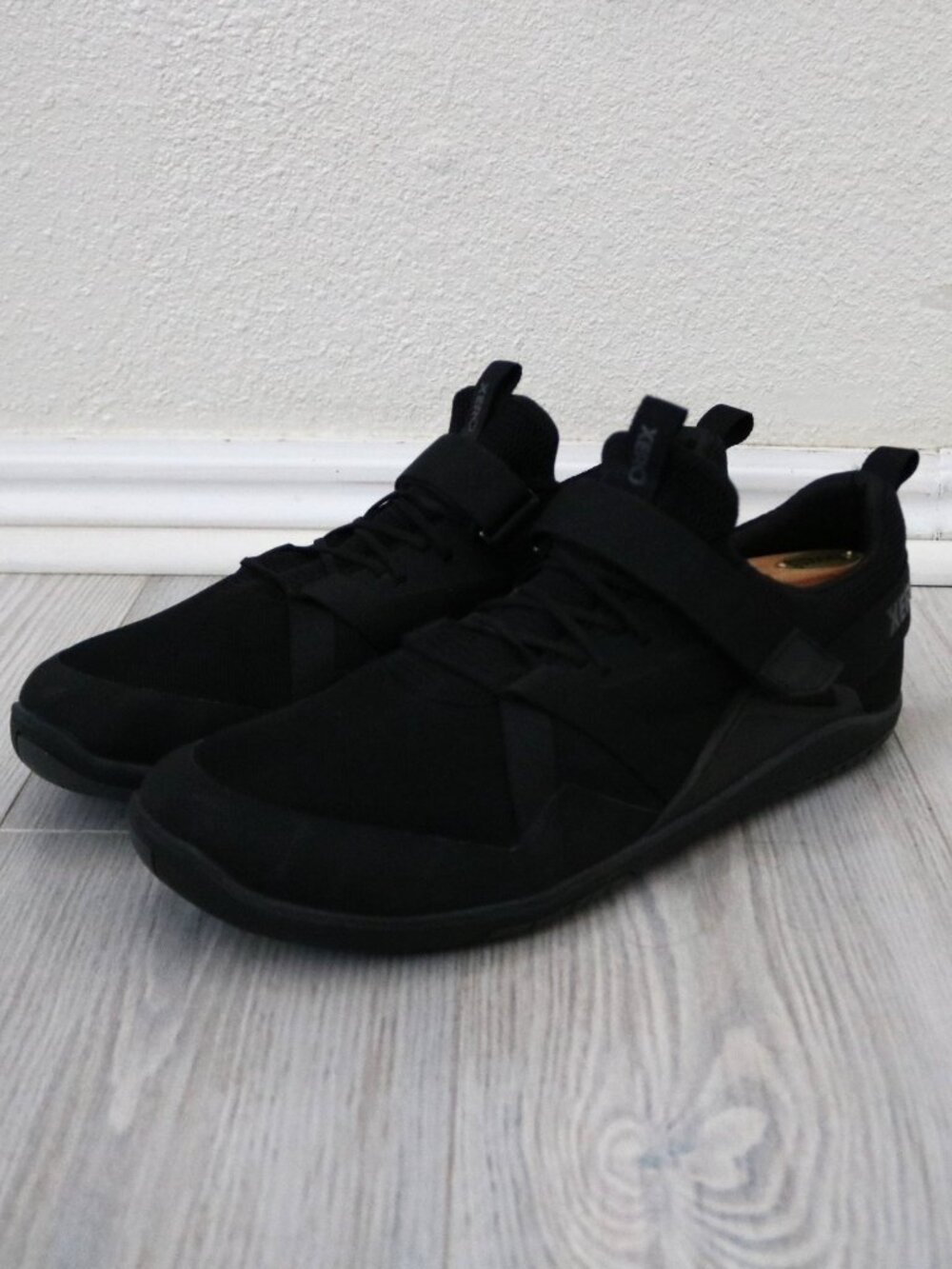 Xero Forza Trainer Barefoot Shoes Men's 11 Black on Black Minimalist Athletic - Picture 2 of 8